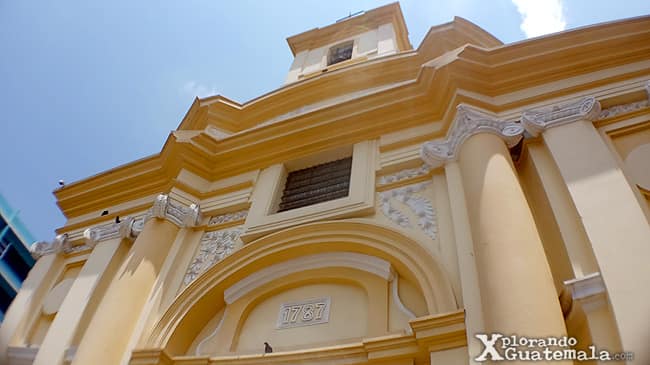 Fachada Iglesia de Santa Rosa zona 1, Guatemala