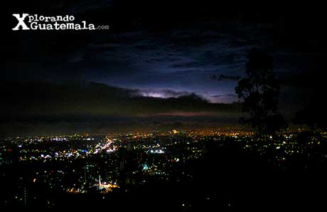 foto cielo nocturno Guatemala